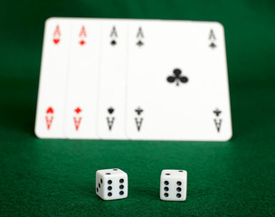 Concept of gambling.