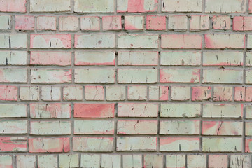 Brick texture with scratches and cracks