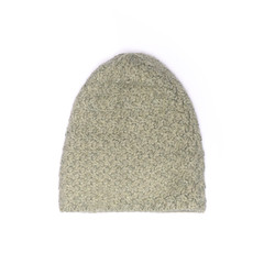 knitted hat isolated on white