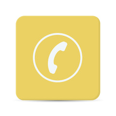 phone flat icon vector