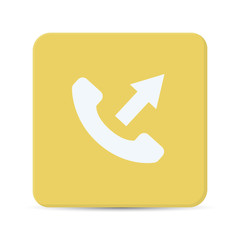 outcoming flat icon vector