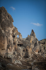 Fototapeta na wymiar Caves in Cappadocia, Turkey