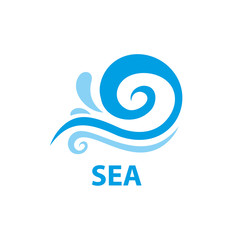 Fototapeta premium vector logo Marine