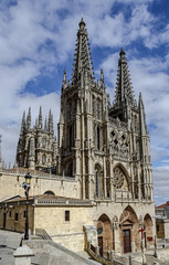 Naklejka premium cathedral in Burgos, Spain