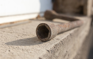 rusty wrench