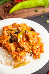 Chinese food, rice
