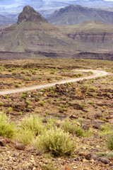 Alpine landscape in the Atlas Mountains, Morocco, Africa