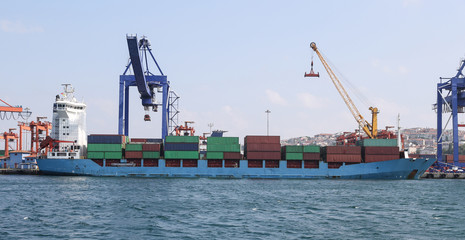 Container Ship in port