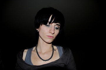 young beautiful woman