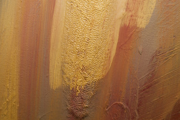 Ölfarbe auf der Leinwand,