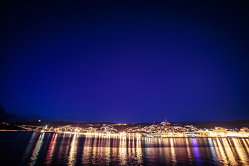 The castle and the lighthouse of Trieste