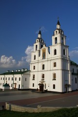 Fototapeta na wymiar Orthodox Cathedral of the Descent of the Holy Spirit. Belarus, Minsk