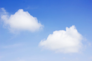 clouds in the blue sky background