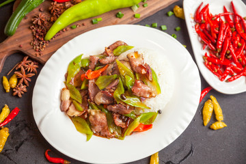 Chinese food, rice