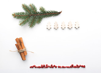 Simple christmas composition