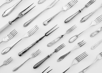 beautiful vintage  cutlery -  retro flatware