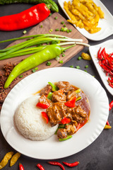 Chinese food, rice