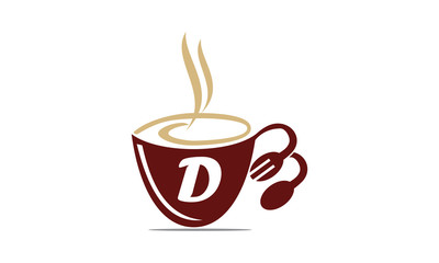 Coffee Cup Restaurant Letter D