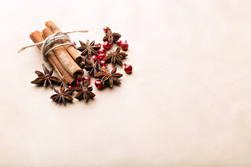 Simple christmas composition