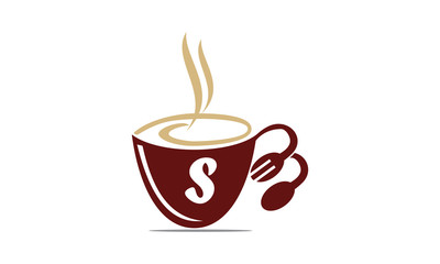 Coffee Cup Restaurant Letter S