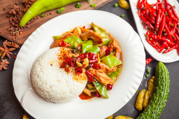 Chinese food, rice