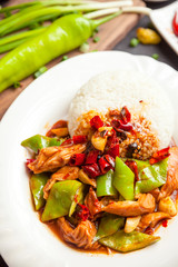 Chinese food, rice