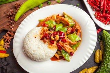 Chinese food, rice