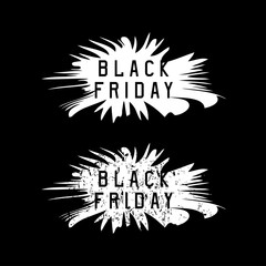 black friday sale holiday vector grunge illustration