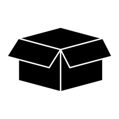 cardboard box icon image vector illustration design 