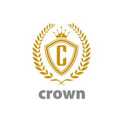 vector logo crown