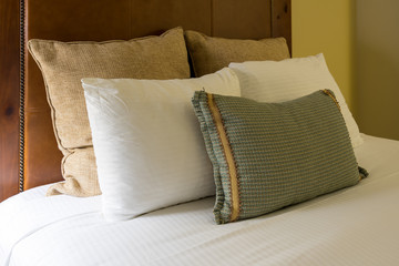 Hotel Room Bed Pillows