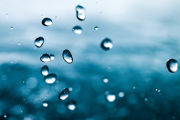 Water drops.