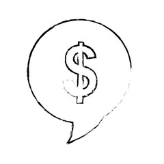money sign icon image vector illustration design 