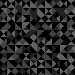 Obraz premium Black background with Triangle Pattern vector
