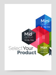 A4 business brochure template