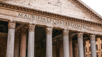 The Pantheon in Rome - the oldest catholic church in the city