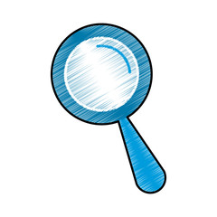 magnifying glass icon image vector illustration design 
