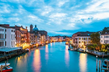 Fototapeta na wymiar Venice (Italy) - The city on the sea