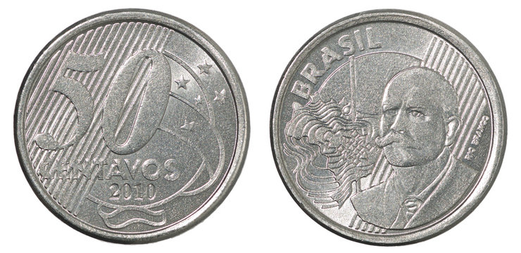 Brazilian centavos coin