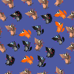 cute cartoon squirrel