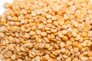 Fototapeta premium Background of dry split peas