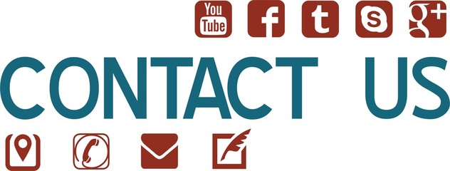 CONTACT US WITH ICONS
