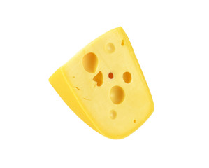 wedge of Swiss cheese