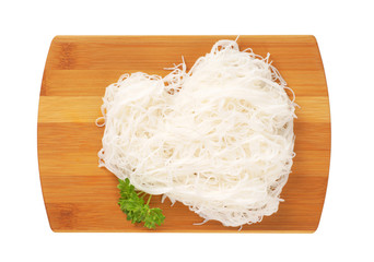 cooked rice noodles