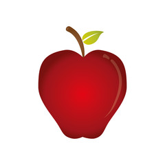 apple fruit icon image vector illustration design 