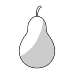 pear fruit icon image vector illustration design 