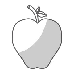 apple fruit icon image vector illustration design 