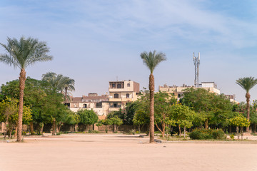 Ancient ruins of Karnak temple in Egypt