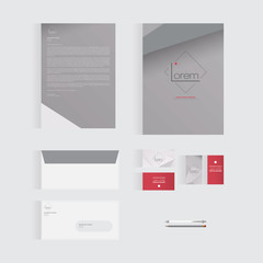 Abstract Stationery Template Design for Your Business | Modern Vector Design