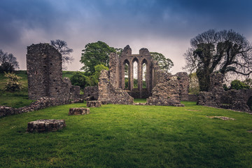 Fototapeta na wymiar Northern Ireland Monastary Ruins